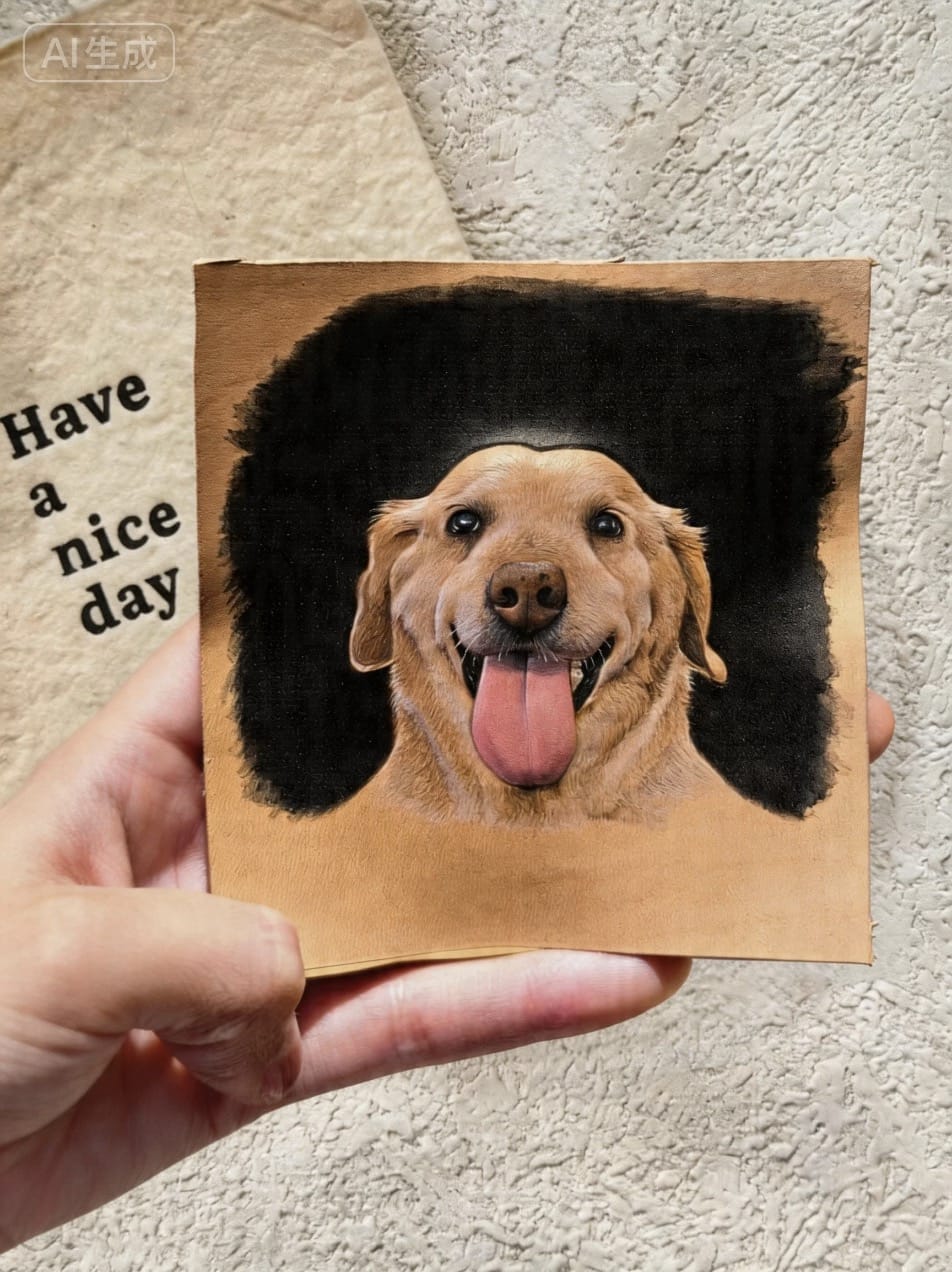 Hand-Sized Portrait ( Dog )